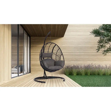 Egg Chair Caitlynn Hanging Outdoor Chairs with Stand