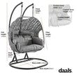Double Egg Chair Dante – Swing Chair with Stand